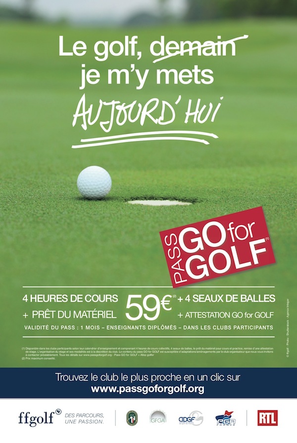 Affiche Pass GO for GOLF
