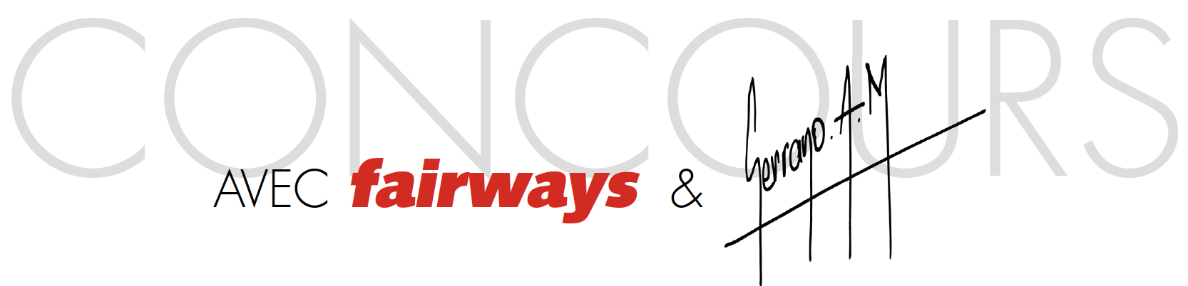 jeu-concours fairways