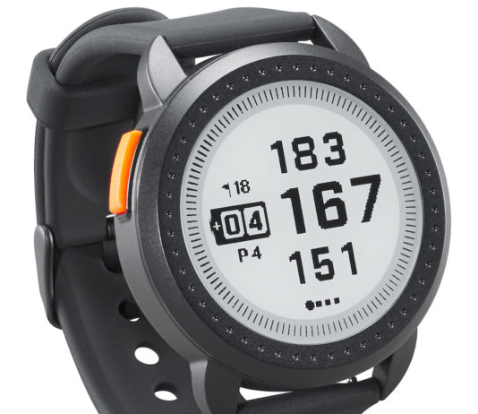 La nouvelle montre GPS Ion Edge de Bushnell Golf.
