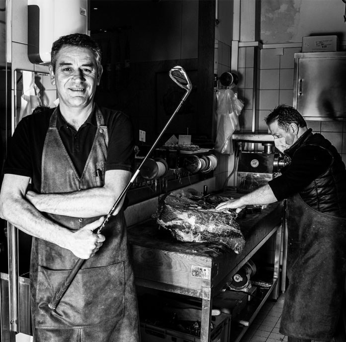 Le célèbre boucher parisien Hugo Desnoyer