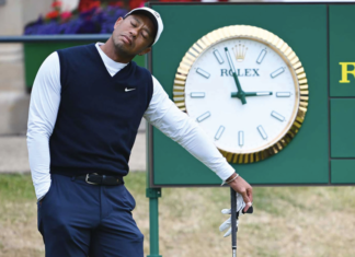 Tiger Woods est lui aussi confronté aux longs temps de jeu