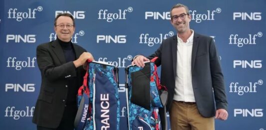 la ffgolf renouvelle son partenariat avec PING pour les quatre prochaines années Pascal Griot et Antoine Hourdin