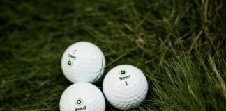 Les balles Seed Golf sont peu commues en France