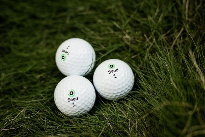 Les balles Seed Golf sont peu commues en France