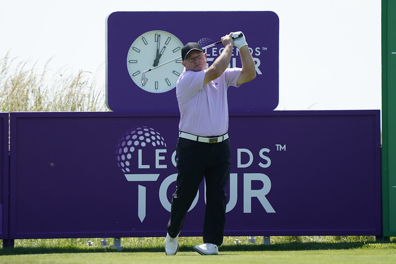 Ian Woosnam du Pays de Galles avant les Irish Legends 2023 au Seapoint Golf Club le 22 juin 2023 à Louth, Irlande. 