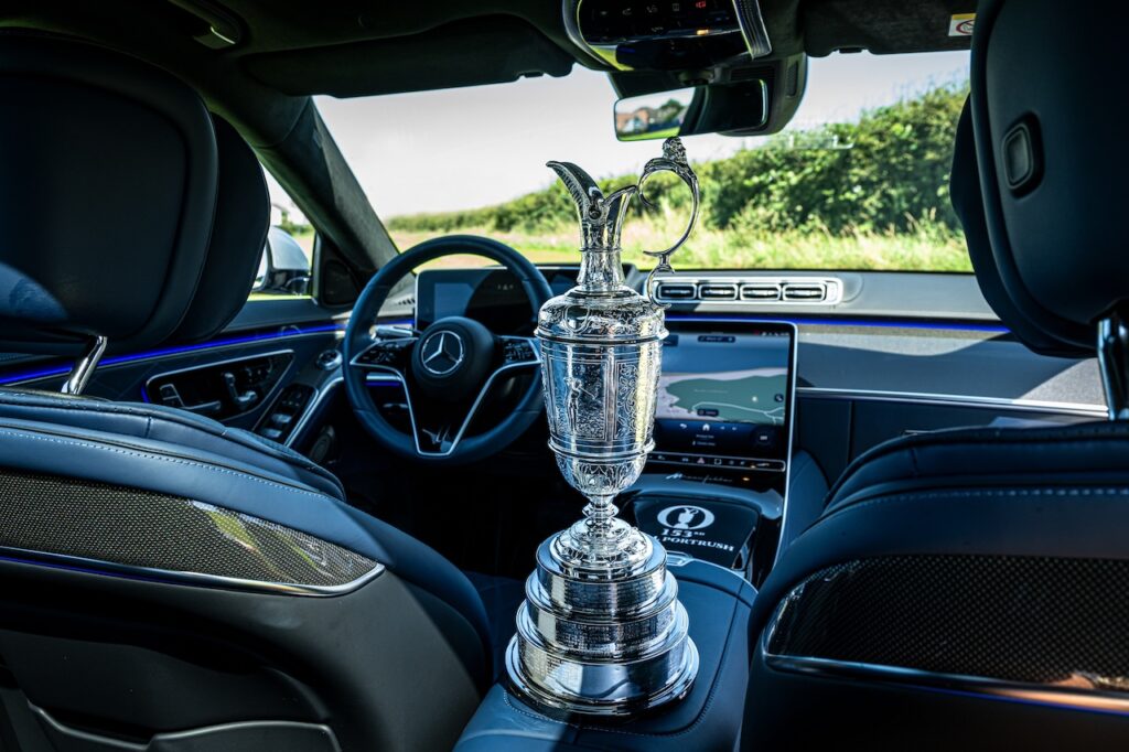 Der Claret Jug in der MANUFAKTUR S-Klasse.