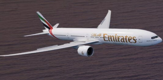 Emirates Boieng 777-300 vers l'Ile Maurice