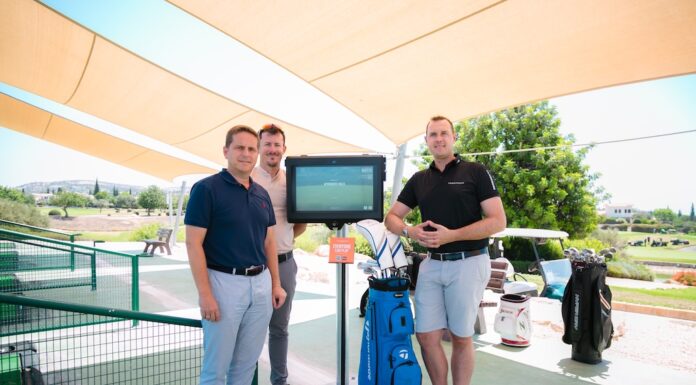 Trackman range Aphrodite Hills Resort in Cyprus