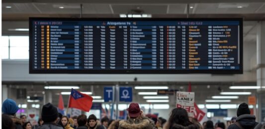 Greve des transports aériens