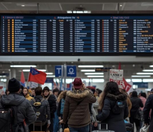 Greve des transports aériens