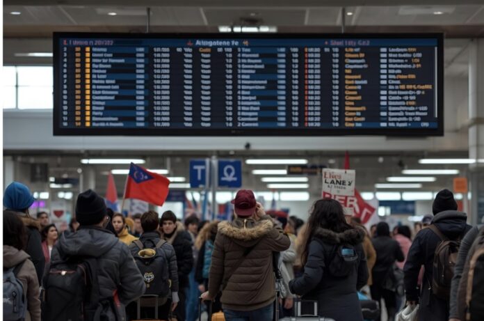 Greve des transports aériens