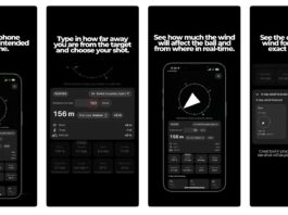 Application iPhone golf pro mesure du vent