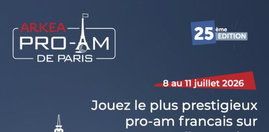 Le 25ème ARKEA Pro-Am de Paris se déroulera du 8 au 11 juillet 2026. Pro-AM de Paris Arkea banque