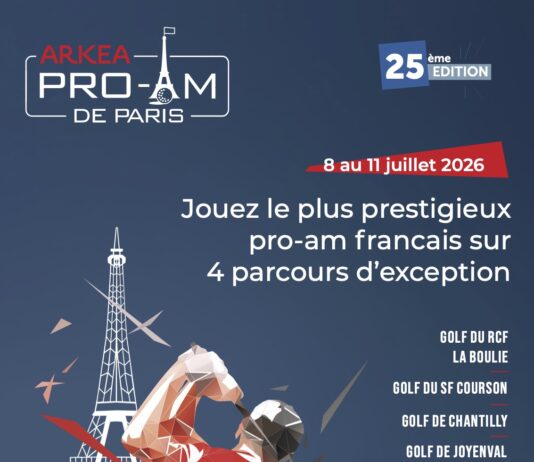 Le 25ème ARKEA Pro-Am de Paris se déroulera du 8 au 11 juillet 2026. Pro-AM de Paris Arkea banque