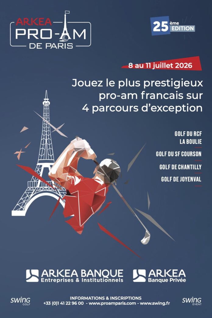 Visuel 25ème ARKEA Pro-Am de Paris 2026 Pro-AM de Paris Arkea banque