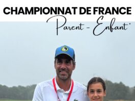 Affiche championnat golf parent enfant