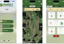 MonGolf app