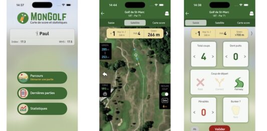 MonGolf app