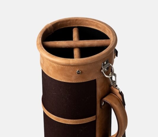 Real Leather Studio : l’excellence du travail du cuir pour les golfeurs Uliser sac golf premium