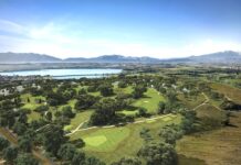 Pose de 1ère pierre symbolique sur la ZAC golfique de Villeneuve-de-la-Raho un nouveau golf dans le sud ouest Vileneuve raho