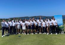 le groupe des heureux participants à la 2ème Costa Navarino Golf Cup
