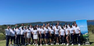 le groupe des heureux participants à la 2ème Costa Navarino Golf Cup
