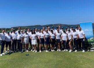 le groupe des heureux participants à la 2ème Costa Navarino Golf Cup