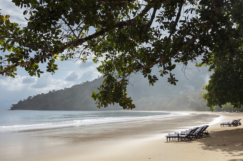la plage du Datai Langkawi