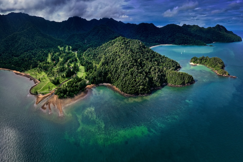 aerial view The Datai Langkawi