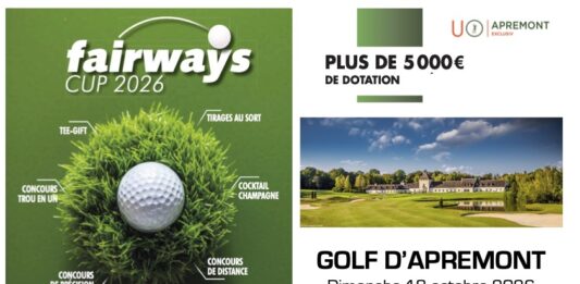 M-1 pour la fairways Cup au Golf d’Apremont le 18 octobre fairways cup Apremont octobre 2026