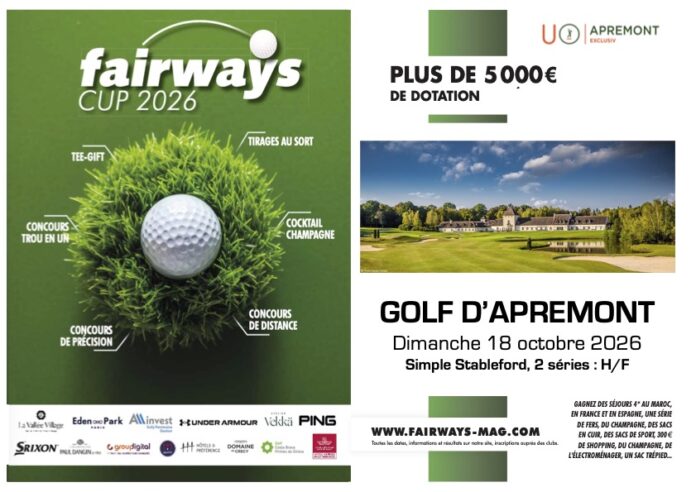 fairways cup Apremont octobre 2026