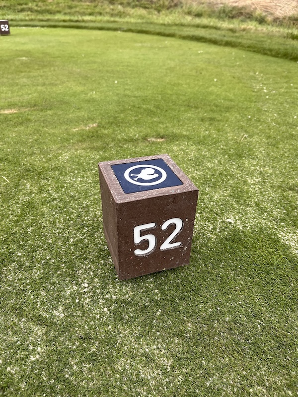 Golf national marques de départ